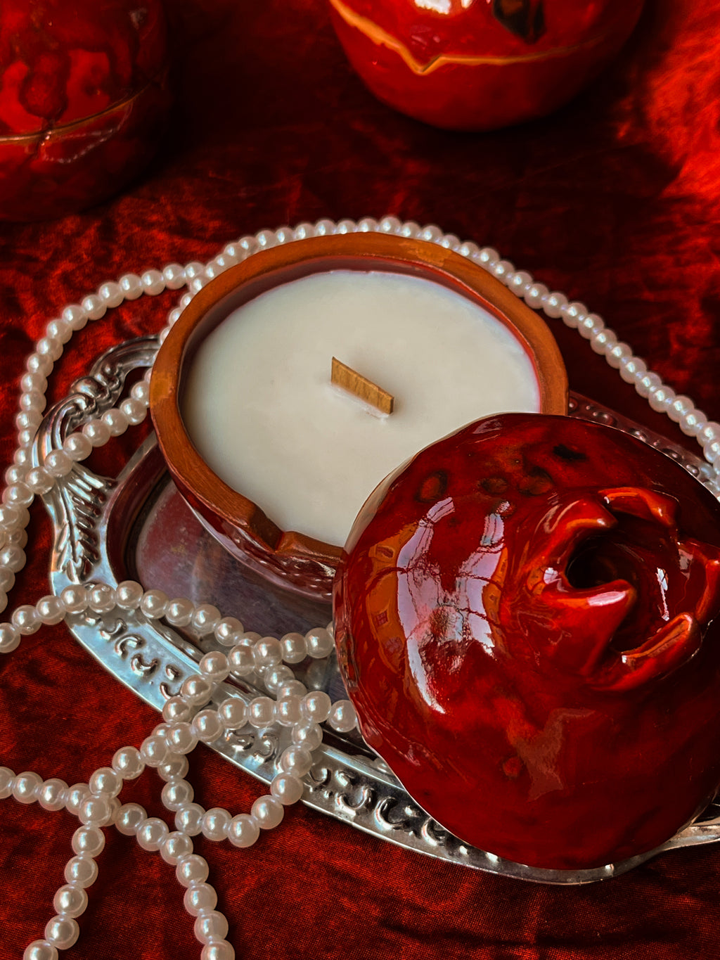 Persephone Pomegranate Soy Candle