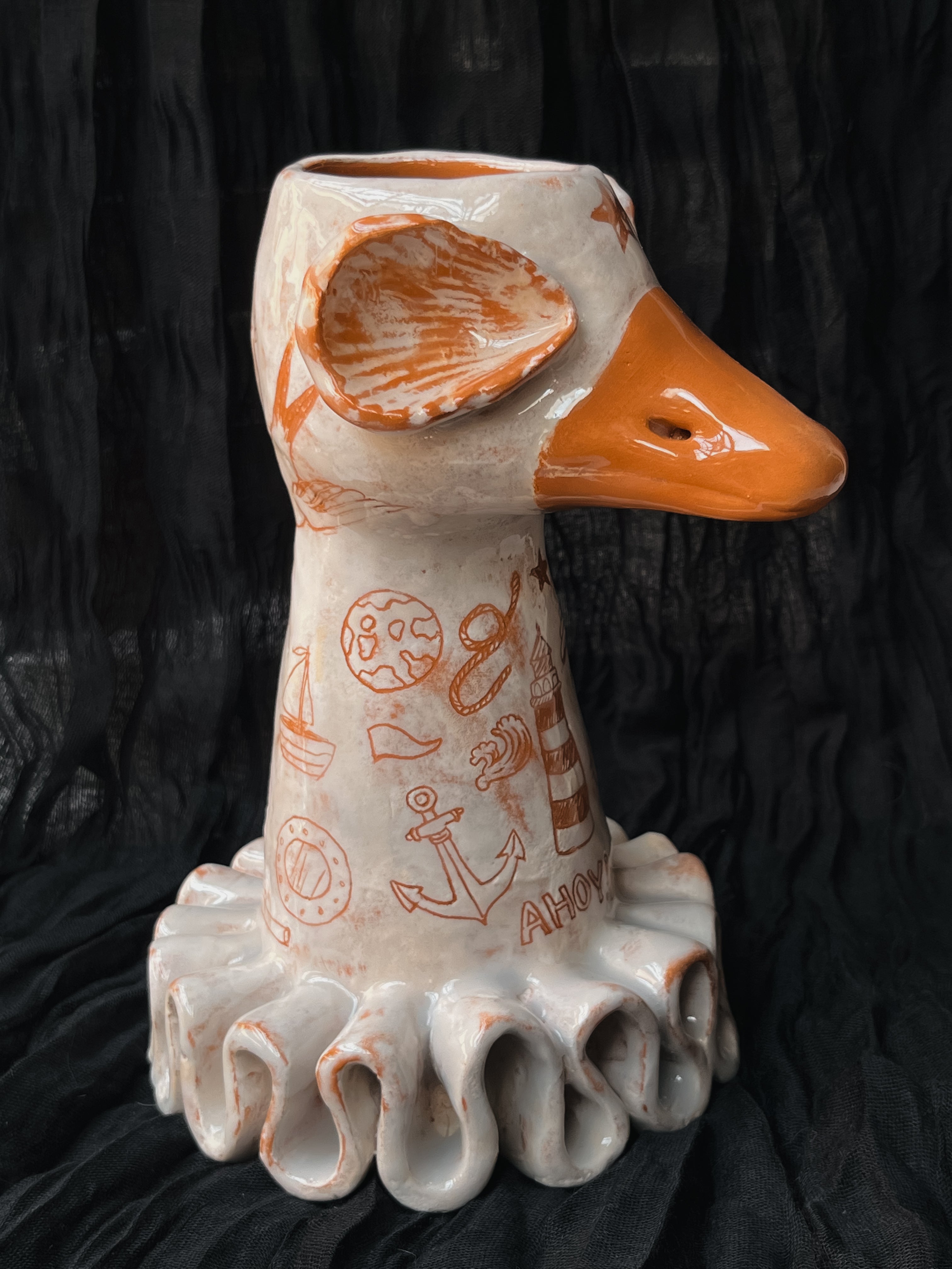 Sailor Duck Vase