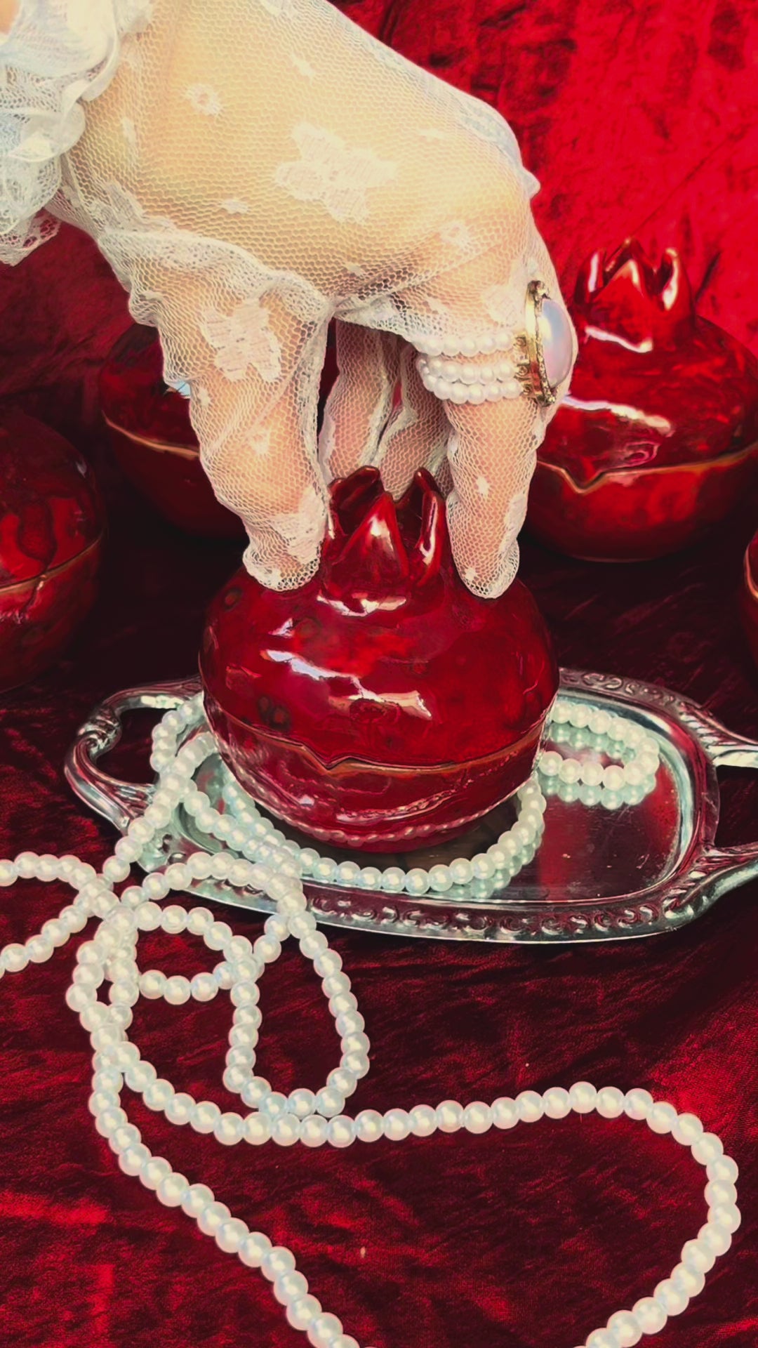 Persephone Pomegranate Soy Candle